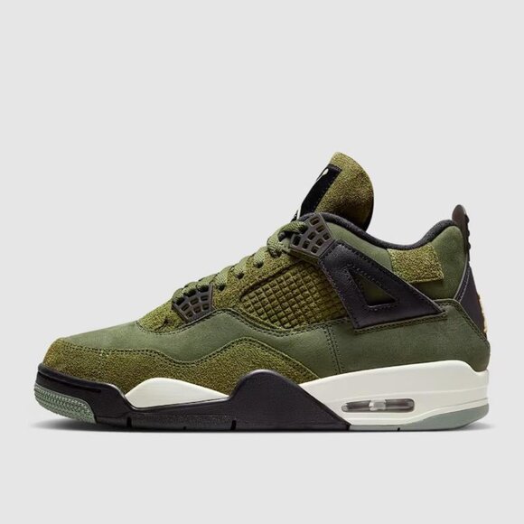 NIKE Men's Air Jordan 4 Retro SE Craft Olive Shoes Size 10 - Picture 1 of 14